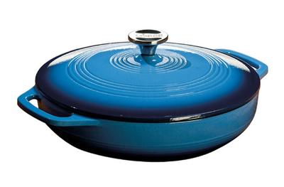 Lodge EC6D38 Enameled Cast Iron Dutch Oven 6-Quart Lagoon