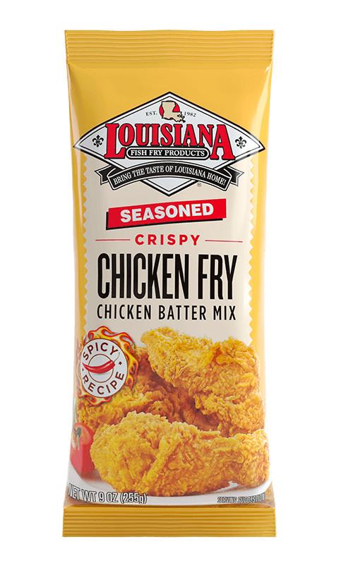 Louisiana Fish Fry Products Chicken Batter Mix, Chicken Fry, Seasoned - 9 oz